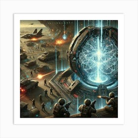 Gravity Disruptor Offensive Defensive Art Print