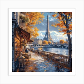 Paris Eiffel Tower 1 Art Print