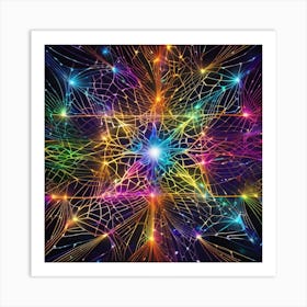 Abstract Psychedelic Art 5 Art Print