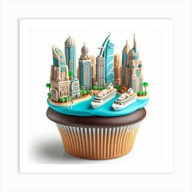 Dubai Cupcake 2 Art Print