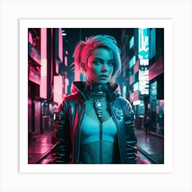 Cyberpunk 9 Art Print