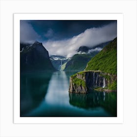 Fjords Of Norway Art Print