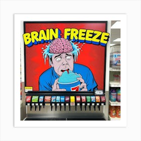 Brain Freeze 1 Art Print