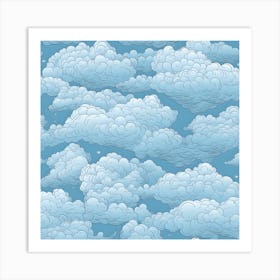 Cloudy Sky Art Print