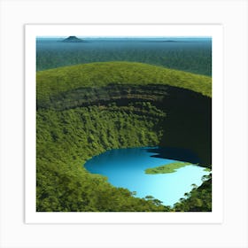 Crater Lake Art Print