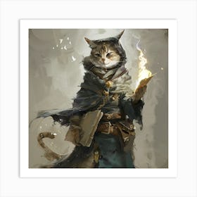 Wizard Cat Art Print