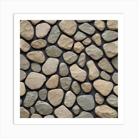 Stone Wall 60 Art Print