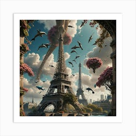 Eiffel Tower 1 Art Print