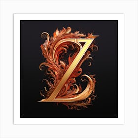 Letter Z Art Print