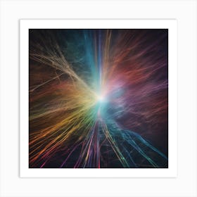 Abstract Space Background 13 Art Print