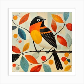 Autumn Bird Art Print