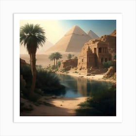 Majestic Egyptian Horizon Art Print