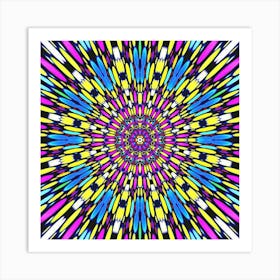 Abstract Psychedelic Pattern 6 Poster