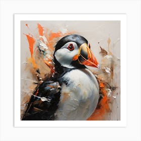 Bird Puffin 7 Art Print