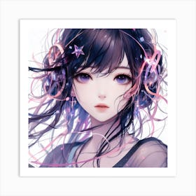 Anime Girl (71) Art Print