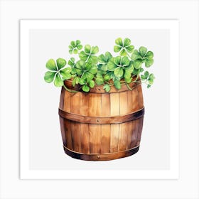 Barrel Of Shamrocks (4) Art Print