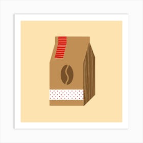 Coffee Bag Art Print