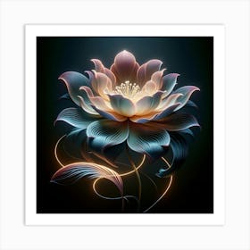 Lotus Flower 22 Art Print