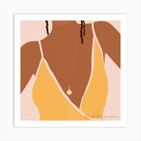 Jewel Square Art Print