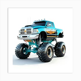 Monster Truck 6 Art Print