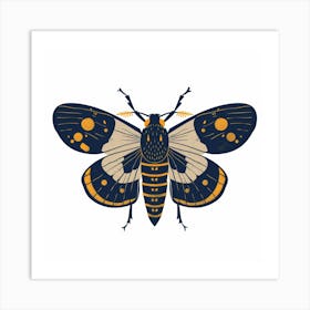 Moth Print Art Print