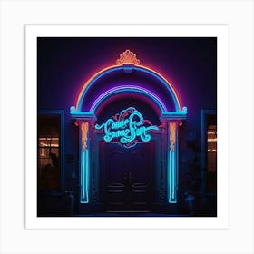 Neon Sign Art Print