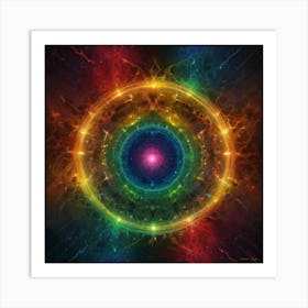 Nebula Energy auras Art Print