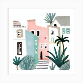 Houses Art Print