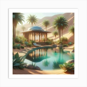 Desert Landscape 3 Art Print