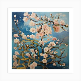 Blossoming Cherry Tree Art Print