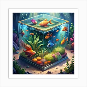 Fish Tank Art Print