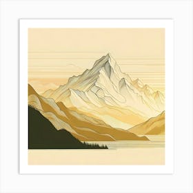 Mountain Landscape 2 Art Print