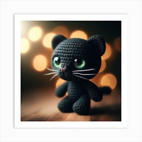 Amigurumi, Panther 3 Art Print