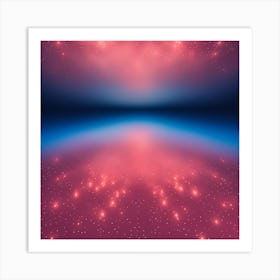 Abstract Space Background Art Print