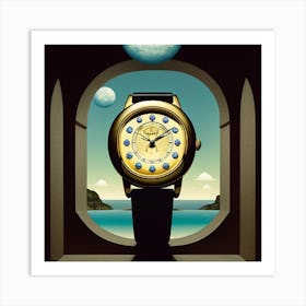 Gold Watch Art Print