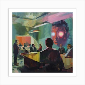 'The Meeting' Art Print