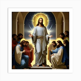 Jesus Seven Art Print