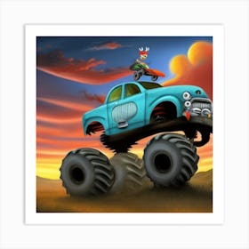 Monster Truck Art Print