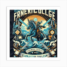 Frenetic College Art Print