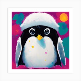 Cute Penguin Art Print