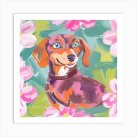 Dachshund 02 Art Print