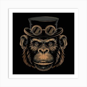 Steampunk Monkey 34 Art Print