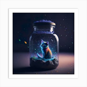 Cat Galaxy (148) Art Print