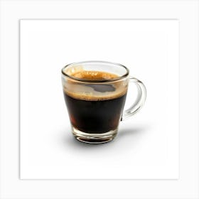 Coffee In A Glass Art Print