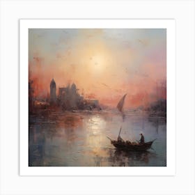 Monet's Brush Symphony Art Print