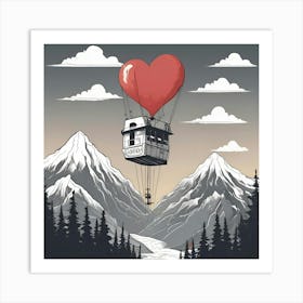 Love In The Air Art Print