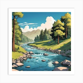 Evergreen Haven Art Print