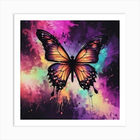 Butterfly Painting 275 Art Print