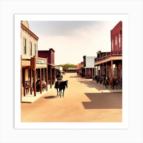 Old West Town 13 Art Print