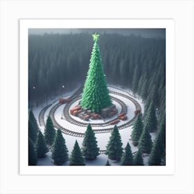 Christmas Tree 10 Art Print